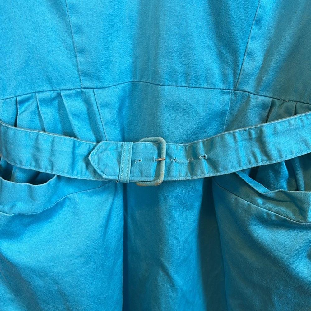 Vintage light blue dress - Picture 4 of 6